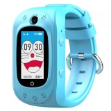 Ceas Smartwatch Copii Q50 0.96 inch IPS Slot Cartela SIM Tracker GPS+AGPS+LBS Buton Urgenta SOS Monitorizare Live Apelare Albastru