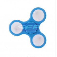 Fidget Spinner cu LED Albastru