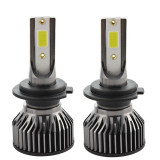 Cumpara ieftin Set 2 LED-uri Auto Techstar&reg; V6, H7, 40w, 4000 Lumeni, 6500K, AUTO, 12-24 Volti, COB, Canbus, Radiator Aluminiu