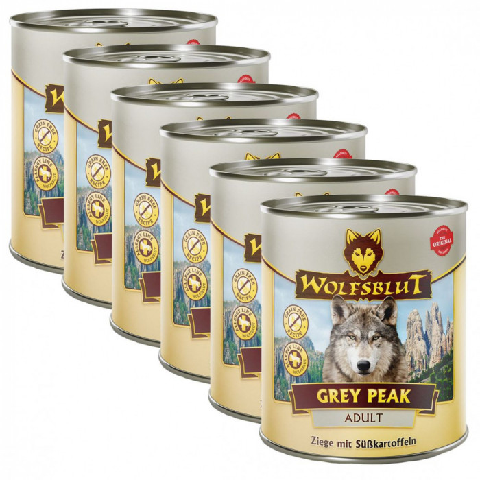 Tin Wolfsblut Grey Peak 6 x 800 g