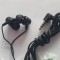 Casti audio de la Turkish Airlines, mufa 3.5 mm, noi, negre, in tipla