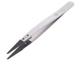 Pensetă ESD cu capete interschimbabile, lungime 130mm