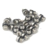 Reservoir Bleed Screw/O-Ring Stainless - Silver Ultimate FactoryBikes