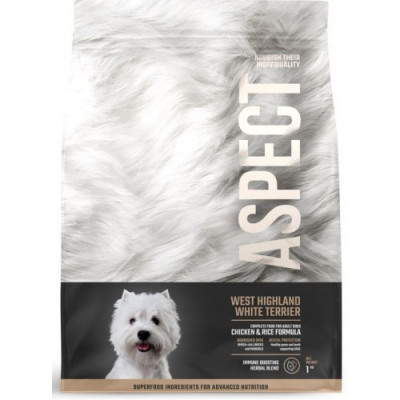 Hrana uscata pentru caini Aspect Highland White Terrier cu Pui si Orez 1 kg foto