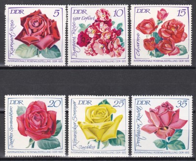 Germania RDG 1972 - Expoziția Internațională de Trandafiri, MNH foto