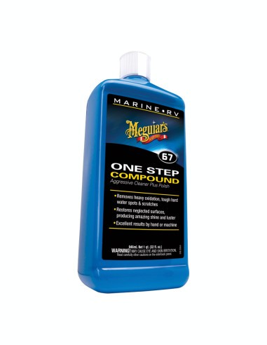 Pasta Polish abraziv Ambarcatiuni Meguiar&#039;s M67 One Step Compound, 945ml