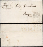 Germany 1868 Postal History Rare Stampless Cover + Content Unterboihinge DB.324
