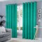 Set draperii tip tesatura in cu inele auriu antic, Madison, 150x235 cm, densitate 700 g/ml, Marjan, 2 buc
