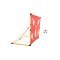 Set fotbal pentru copii, poarta cu plasa, si prelata cu gauri, minge si pompa 156 cm x 70 cm x 107 cm