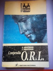 Compendiu O. R. L. - D. Sarafoleanu, C. Sarafoleanu