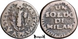 1799, 1 Soldo - emisie de asediu - Ducatul de Mantua