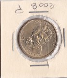 M3 C50 - Moneda foarte veche - 1 dollar - Andrew Jackson P - America USA - 2008