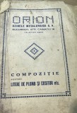 0001R. Orion Uzinele metalurgice, Compozitie Plumb si Cositor