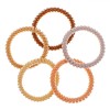 Set Elastice Păr Femei, Multicolor, 5 Bucăți, Plastic, Strălucitoare, Oem