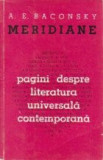 Meridiane - pagini despre literatura universala contemporana
