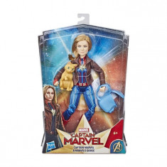 Figurina Marvel Deluxe Hero Doll And Goose The Cat foto