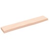 Polita de perete, 60x10x2 cm, lemn masiv de stejar netratat, DKD Home Decor
