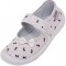 Pantofiori gri cu fundite (Marime Disponibila: Marimea 26)