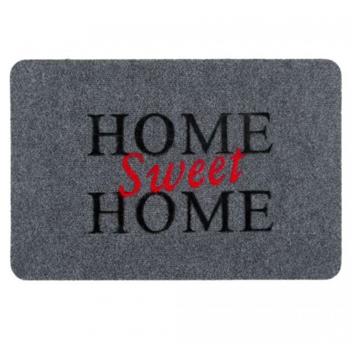 Covoras usa Welcome, 40x60 cm, gri