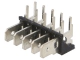Conector Spadă THT Alamă Cositorit 6.4mm 0.8mm 500V