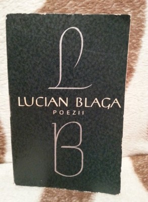 POEZII-LUCIAN BLAGA foto