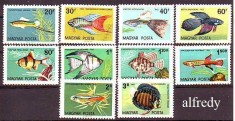 UNGARIA 1962 Fauna, pesti, serie neuzata, MNH