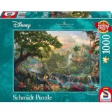 Puzzle 1000 piese, Thomas Kinkade - Disney - Cartea Junglei, Schimdt