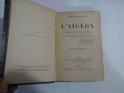 L&amp;#039;AIGLON - EDMOND ROSTAND foto