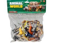 Set figurine animale salbatice Animal World 12-16 piese figurine realiste safari copii