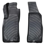 Cumpara ieftin Covorase Auto Cauciuc Fata Umbrella Fiat Doblo (2010-2015) Negru. Set 2 Buc. Protectie Podea, Impermeabile