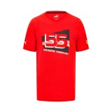 Ferrari tricou de bărbați Sainz Driver Red F1 Team 2023 - XXL