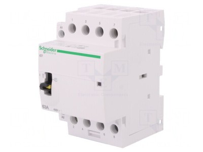 Contactor 4-Poli 63A 220-240V NO IP20 foto