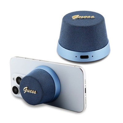 Boxa portabila Guess Bluetooth V5.3, TWS, 3W, albastru, GUWSC3ALSMB foto