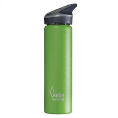 Termos din inox cu capac automat Jannu Verde, 750ml, Laken