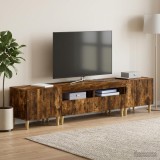 Cumpara ieftin Set de 3 piese pentru TV cu LED ARNHEM 3 buc. Stejar fumuriu