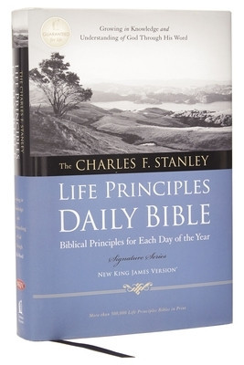 Charles F. Stanley Life Principles Daily Bible-NKJV-Signature foto
