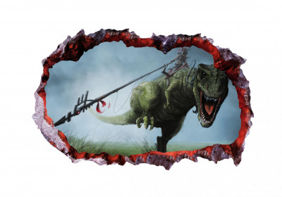Sticker decorativ cu Dinozauri, 85 cm, 4294ST-1 foto