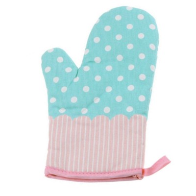 Manusa de bucatarie Green Dots pentru gratar sau cuptor, 24 x 16 cm foto