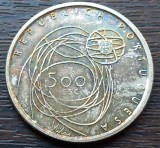 (A450) MONEDA ARGINT PORTUGALIA - 500 ESCUDOS 2001, CAPITALA CULTURALA EUROPEANA, Europa