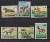 SAN MARINO 1966 ECHITATIE MI. 850-855 MNH, Nestampilat