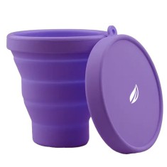 Sterilizator Cupe Menstruale, Linovit&reg;, Pliabil, Silicon medical, Reutilizabil, 230ml, Mov