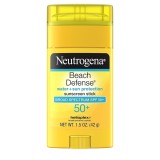 Stick protecție solară Neutrogena Beach Defense SPF 50, UVA/UVB, rezistent la apă, 42 g