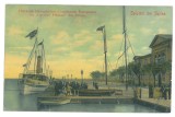 4340 - SULINA, Tulcea, harbor, Romania - old postcard - used - 1913