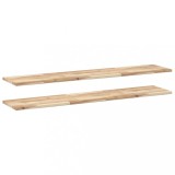 Cumpara ieftin Rafturi plutitoare 2 buc. 140x30x2cm lemn masiv acacia netratat