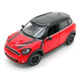 MASINUTA METALICA MINICOOPER ROSU SCARA 1 LA 24, Rastar Metal 1:24