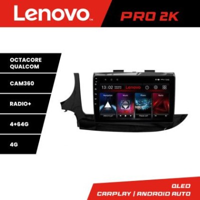 Navigatie Opel Mokka 2016- Lenovo Kit-MOKKA2 8 core QLED 2K 4+64 360 Android Waze USB Navigatie Internet Youtube Radio v1 CarStore Technology foto