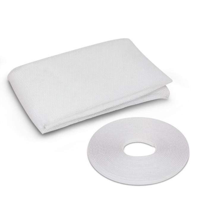 Plasa protectie insecte / tantari, Delight, pentru ferestre, poliester, alb, 100 x 100 cm
