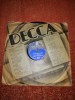 Disc 78 RPM Decca: Orkest Bandi Balogh, Ibolyak, Malcsiner Bela - Schwarze Augen. Vinil Gramofon/Patefon, VG+