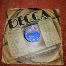 Orkest Bandi Balogh Ibolyak-Malcsiner Bela Decca disc gramofon/patefon 78 RPM