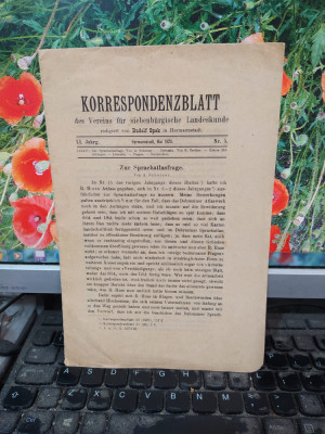Korespondenzblatt des Vereins fur siebenburgische Landeskunde Sibiu mai 1928 147 foto